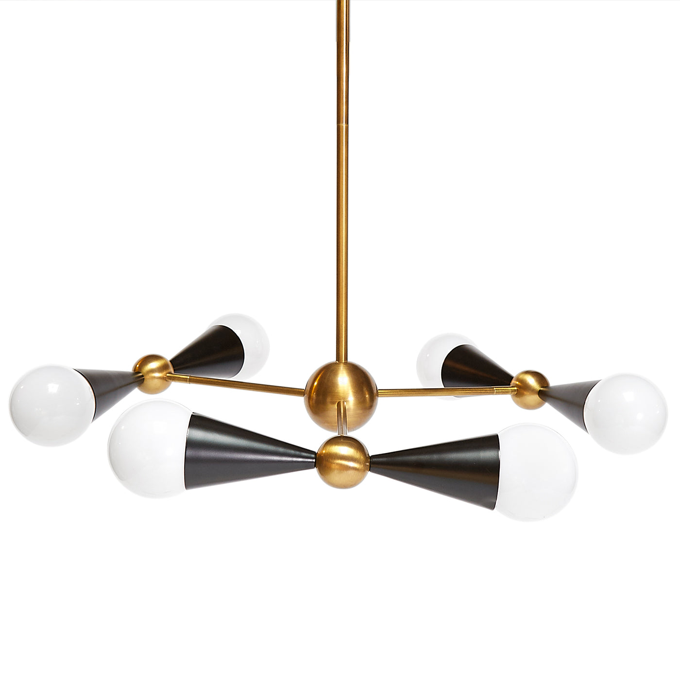 caracas six-light chandelier with sunset sofa 2