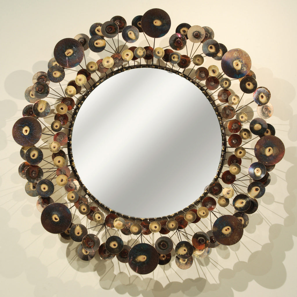 C. Jeré Raindrops Wall Sculpture Mirror | Jonathan Adler
