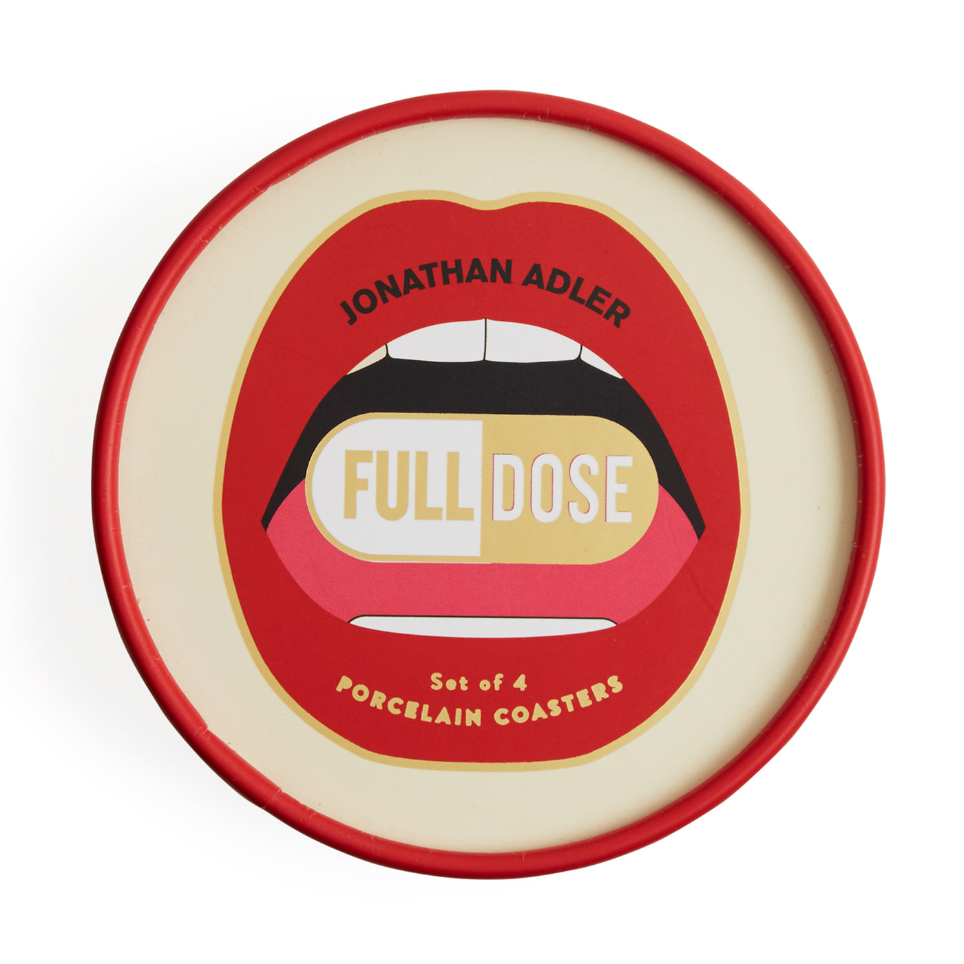 full dose coasters box - front view