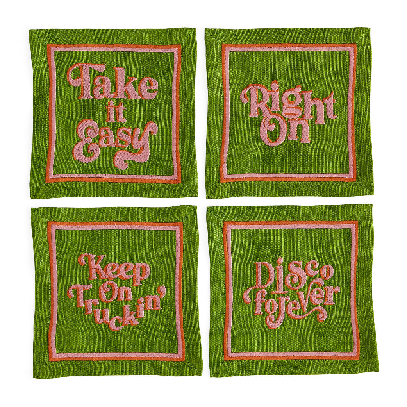 Deep Thoughts Cocktail Napkins - front view