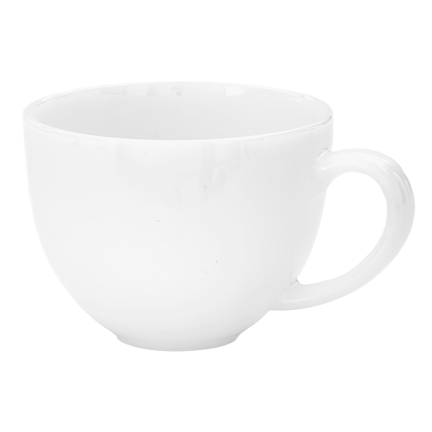 ether mug milk glass white - front view