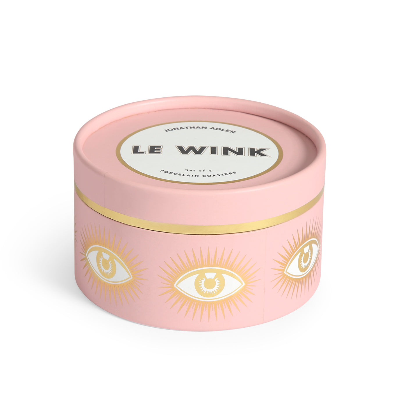 le wink coasters porcelain multicolor gold - view 8