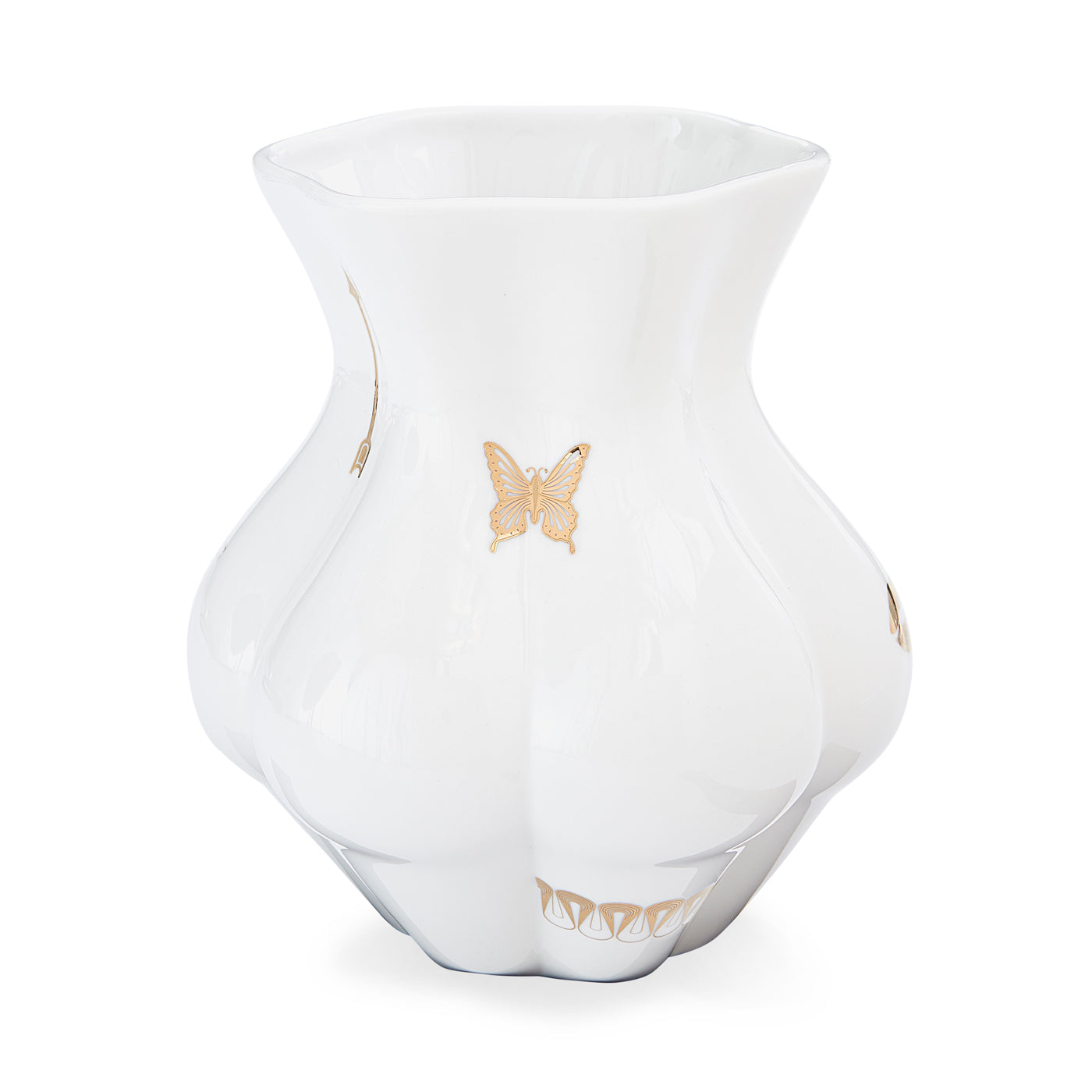 gilded kiki's derriere porcelain white accent gold - view 5