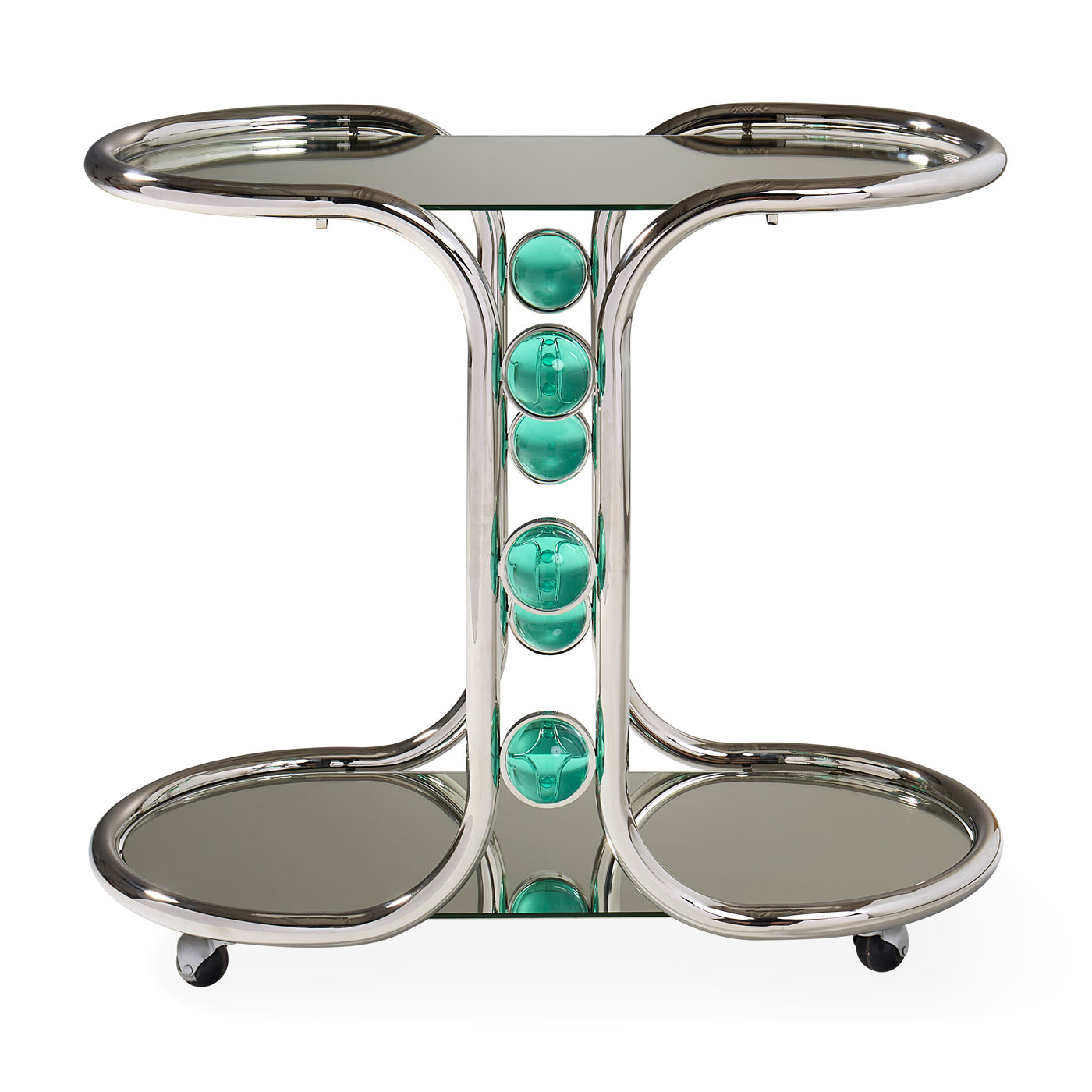 Globo Bar Cart - front view