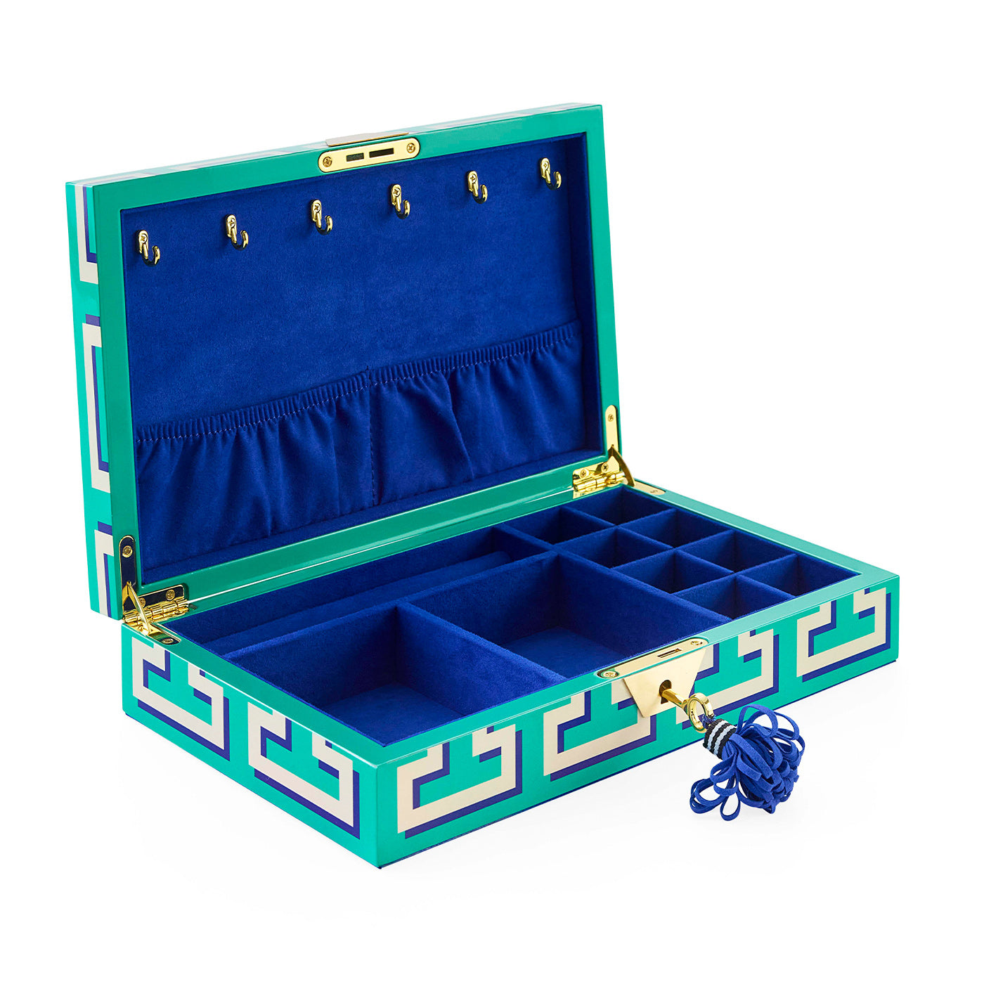 Labyrinth Lacquer Jewelry Box - top view