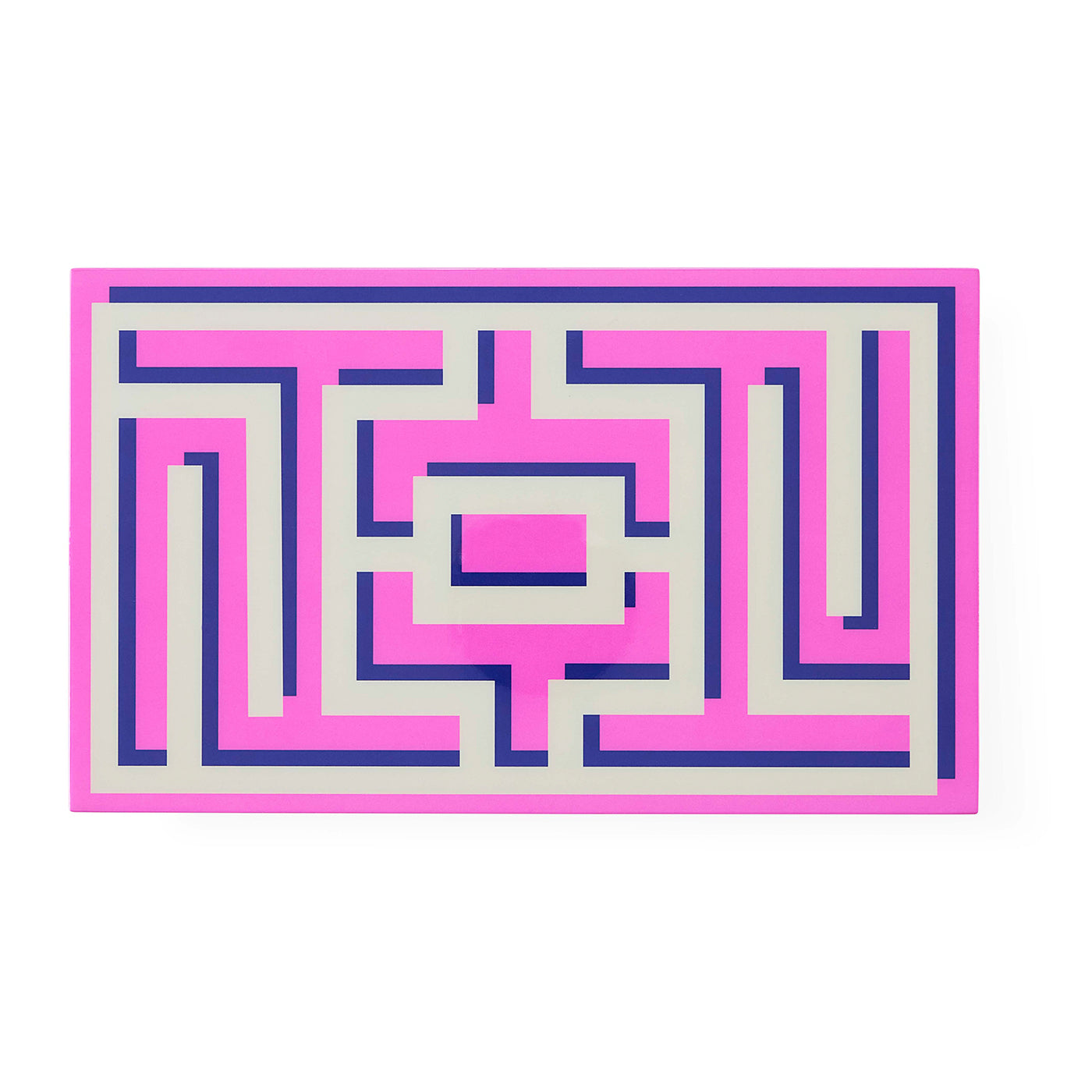 Labyrinth Medium Lacquer Box - top view
