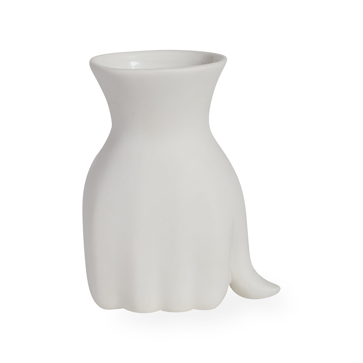 marcel vase porcelain white - holiday view