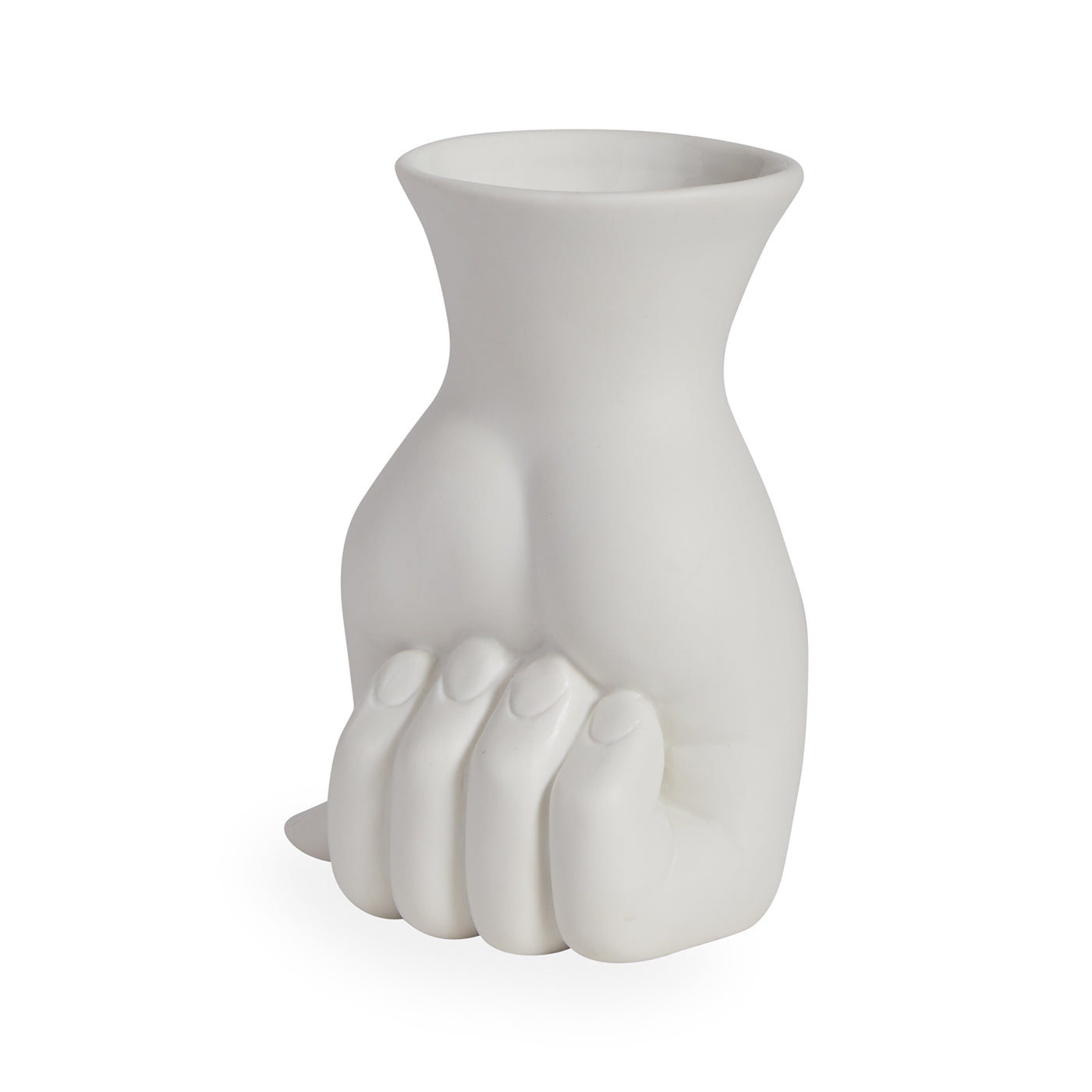 marcel vase porcelain white with mirror