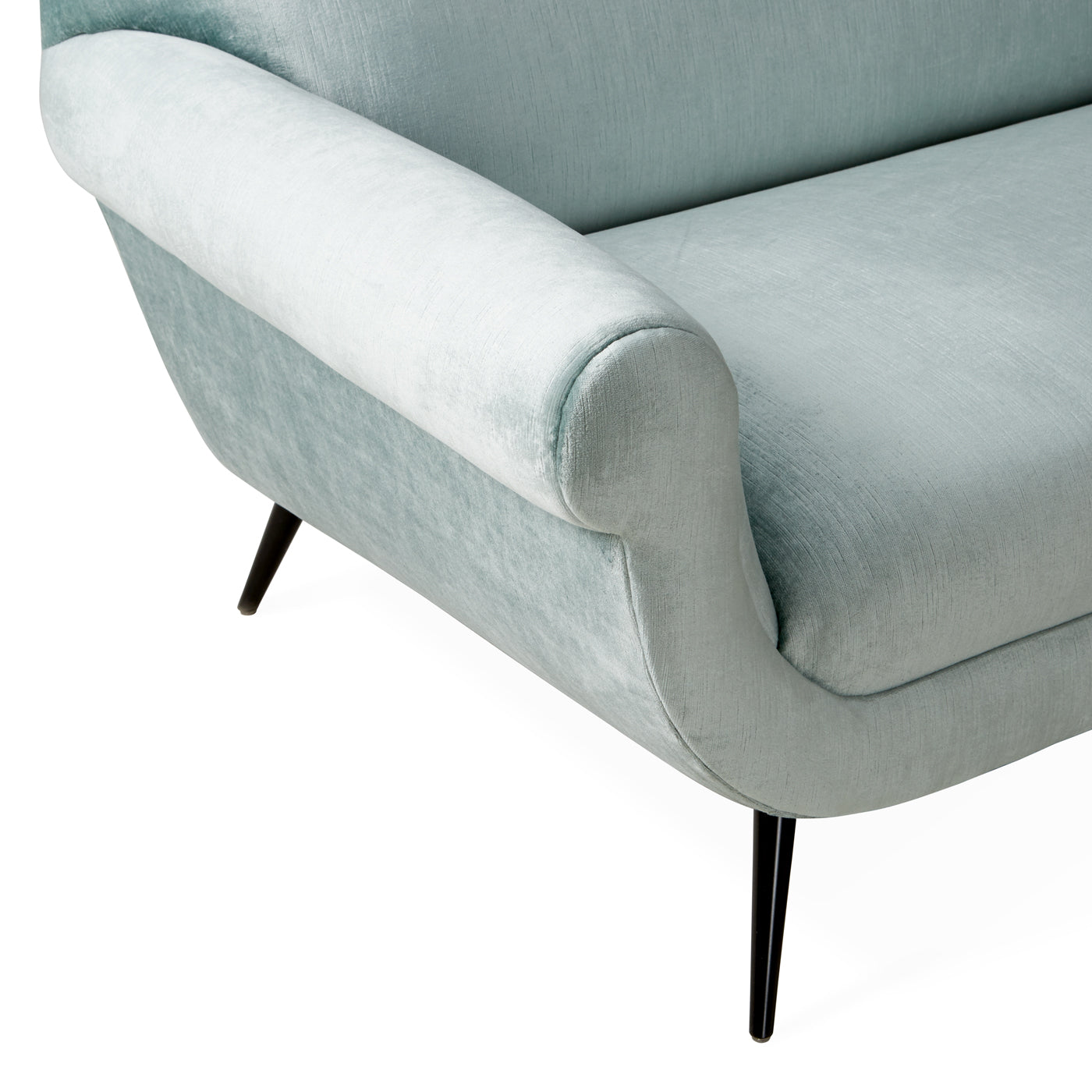 marcello apartment sofa brussels cape velvet legs metal - detail view