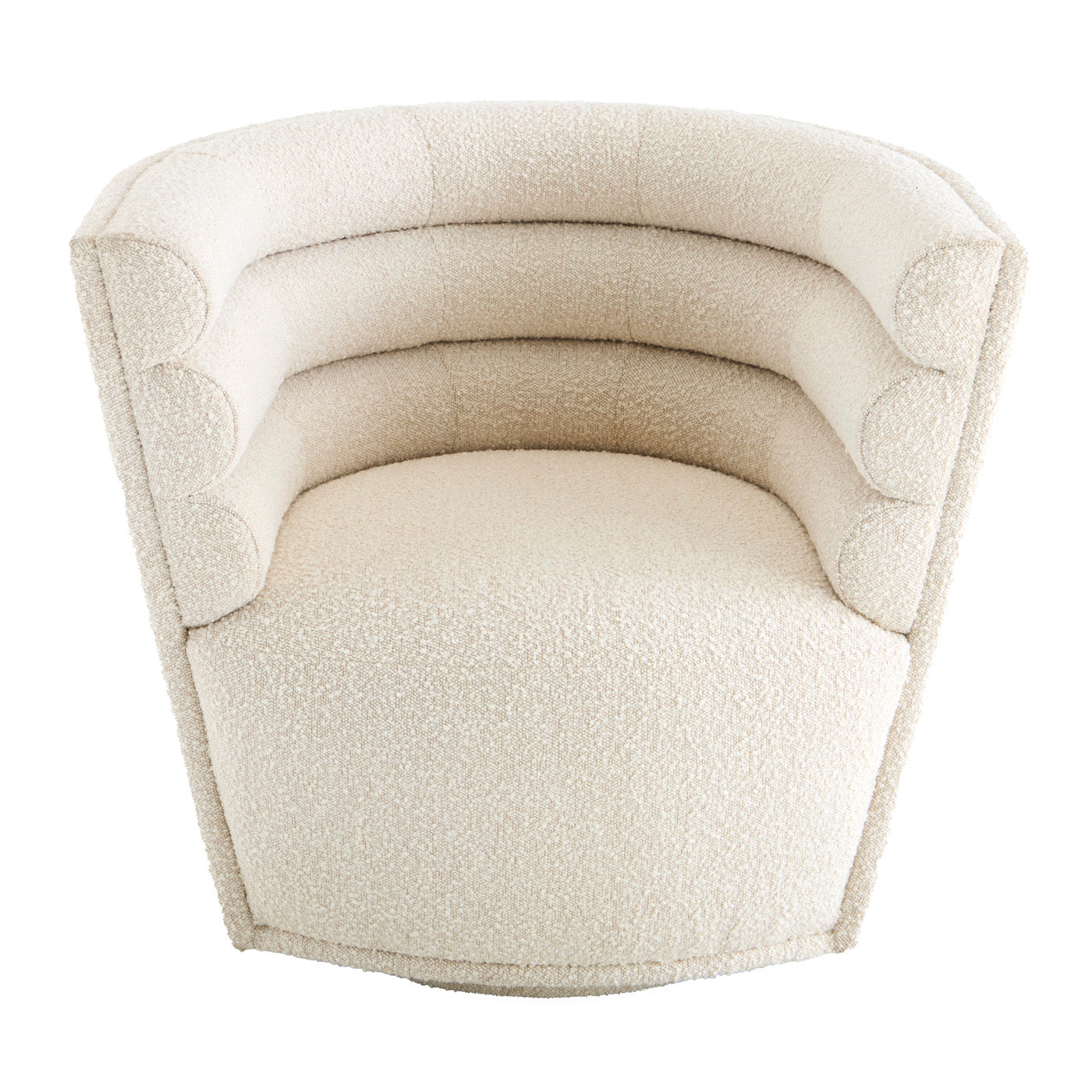 ether swivel chair oatmeal  - front view