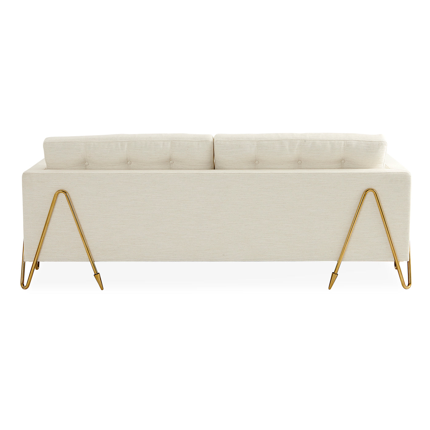 maxime sofa lucerne oyster linen - back view