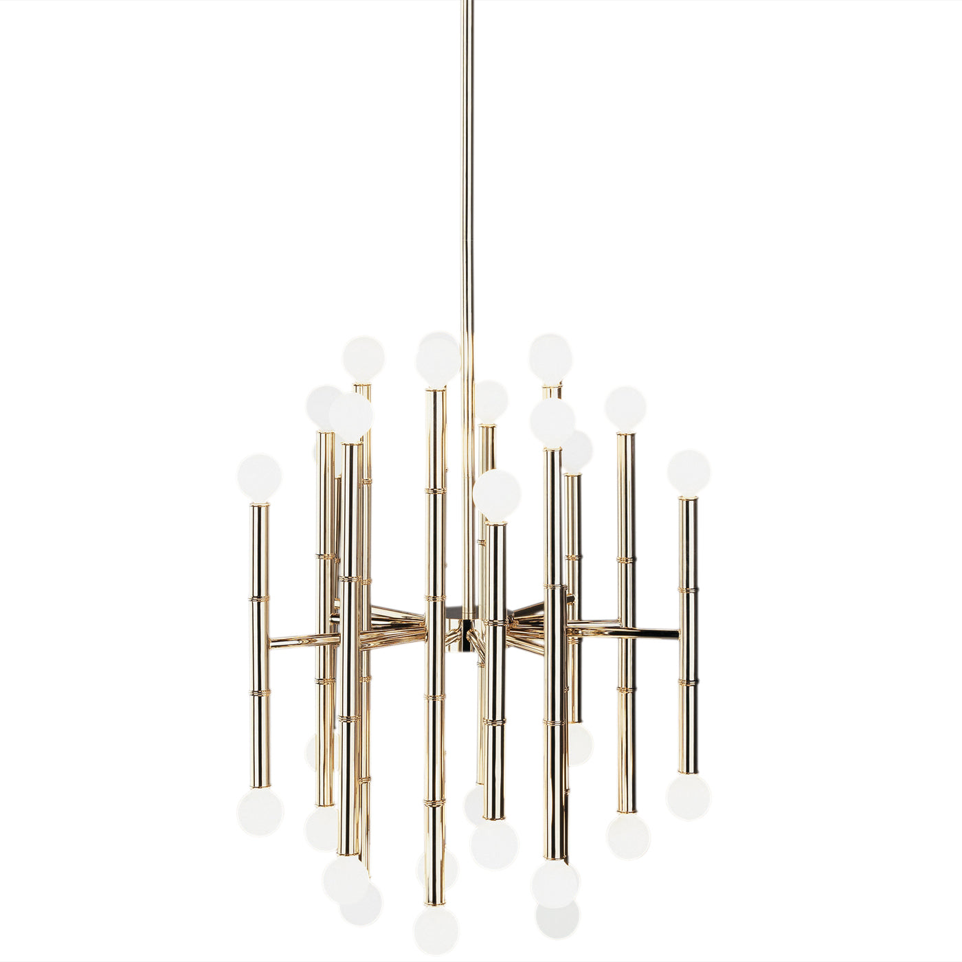 meurice chandelier nickel - front view