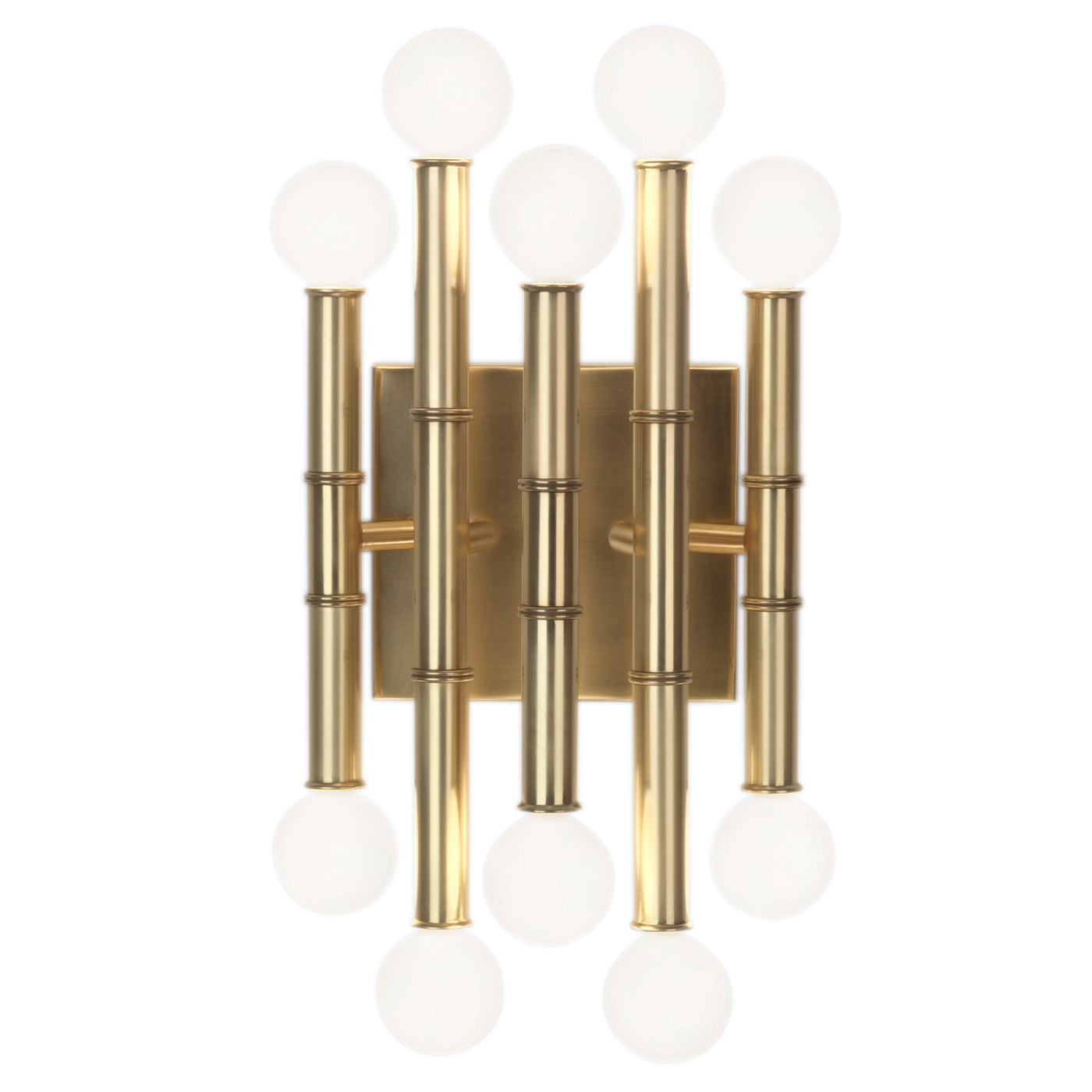 meurice five-arm sconce nickel - front view