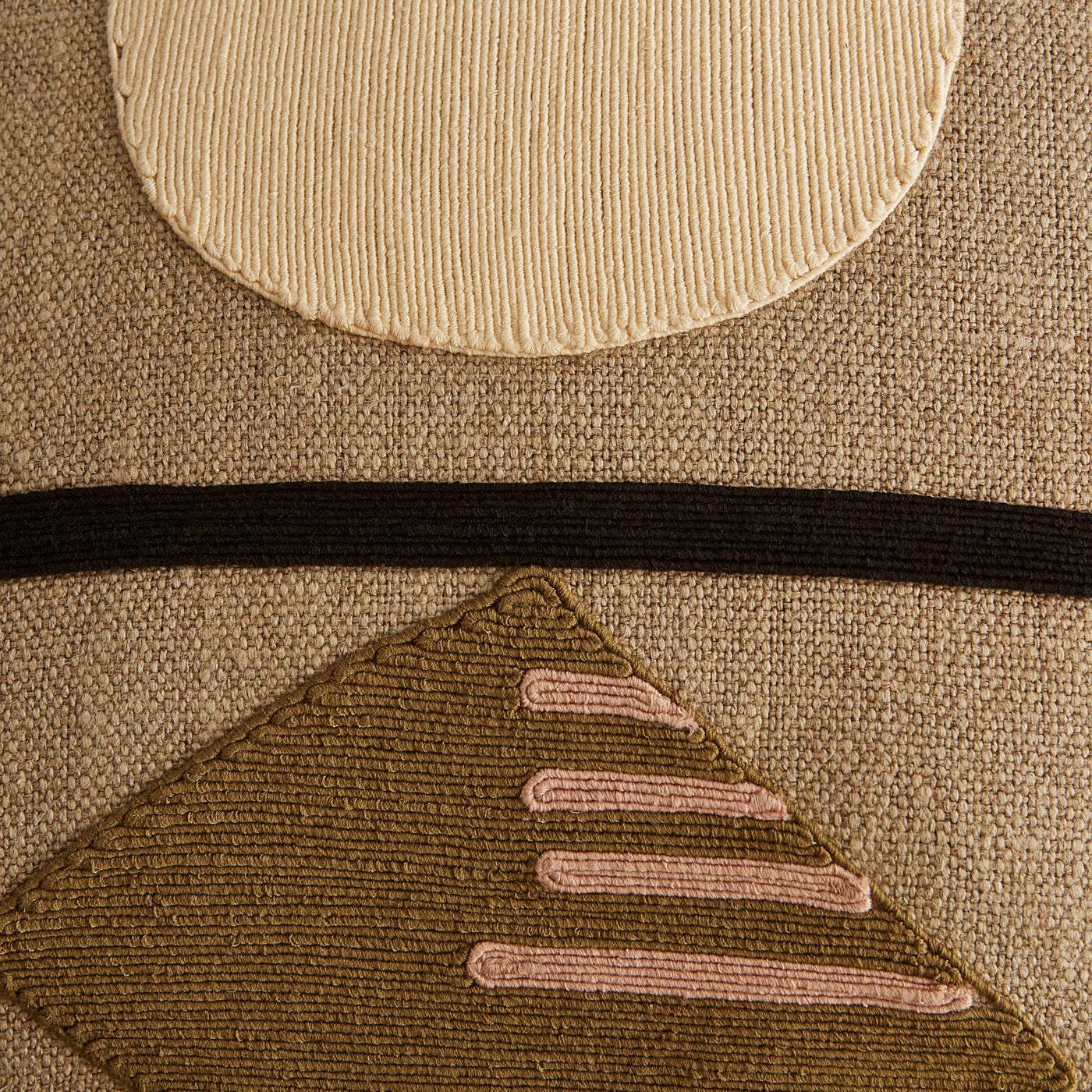 Monterey Shapes Pillow - Neutral details view