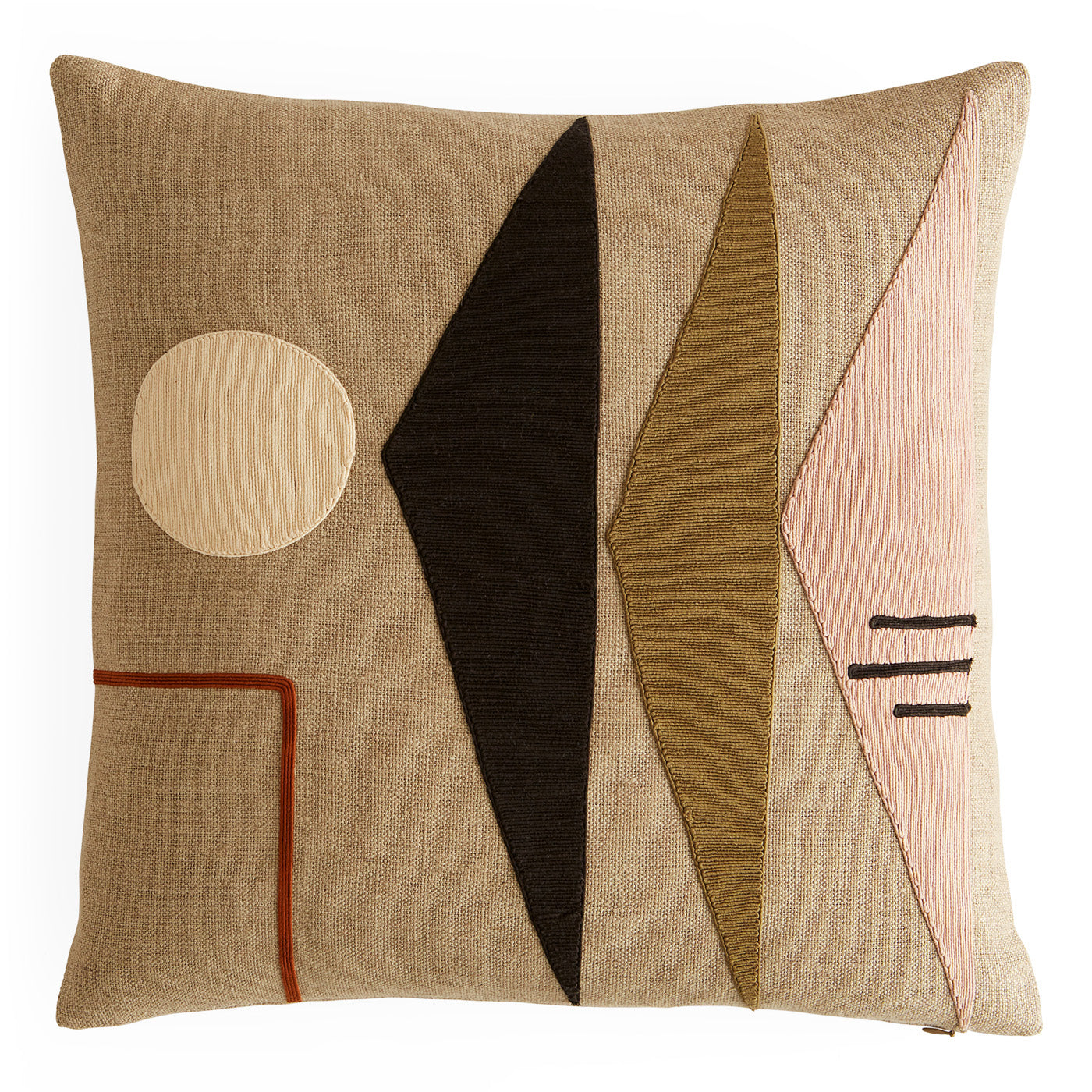 Monterey Triangles Pillow - front view