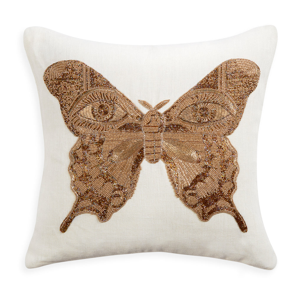 2 popular Beautiful embroidered butterfly pillows !