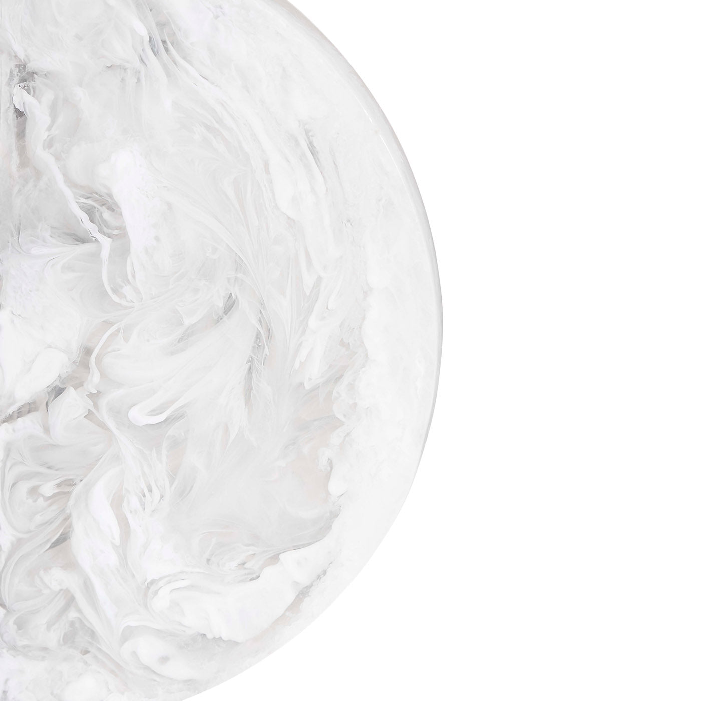 Mustique Black & White Cylinder Vase - details view
