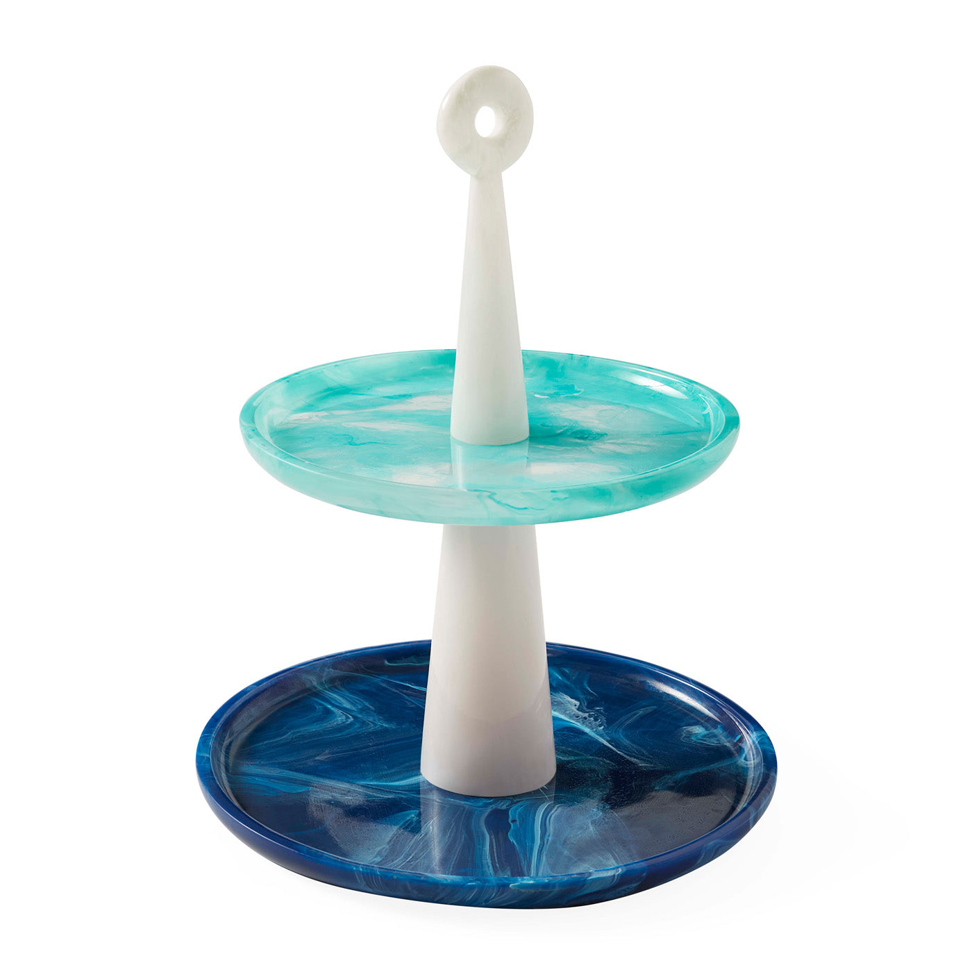 Mustique Tiered Tray - angle view