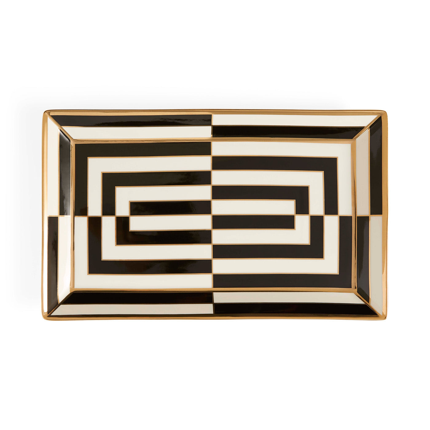 Op Art Rectangle Serving Tray - front view
