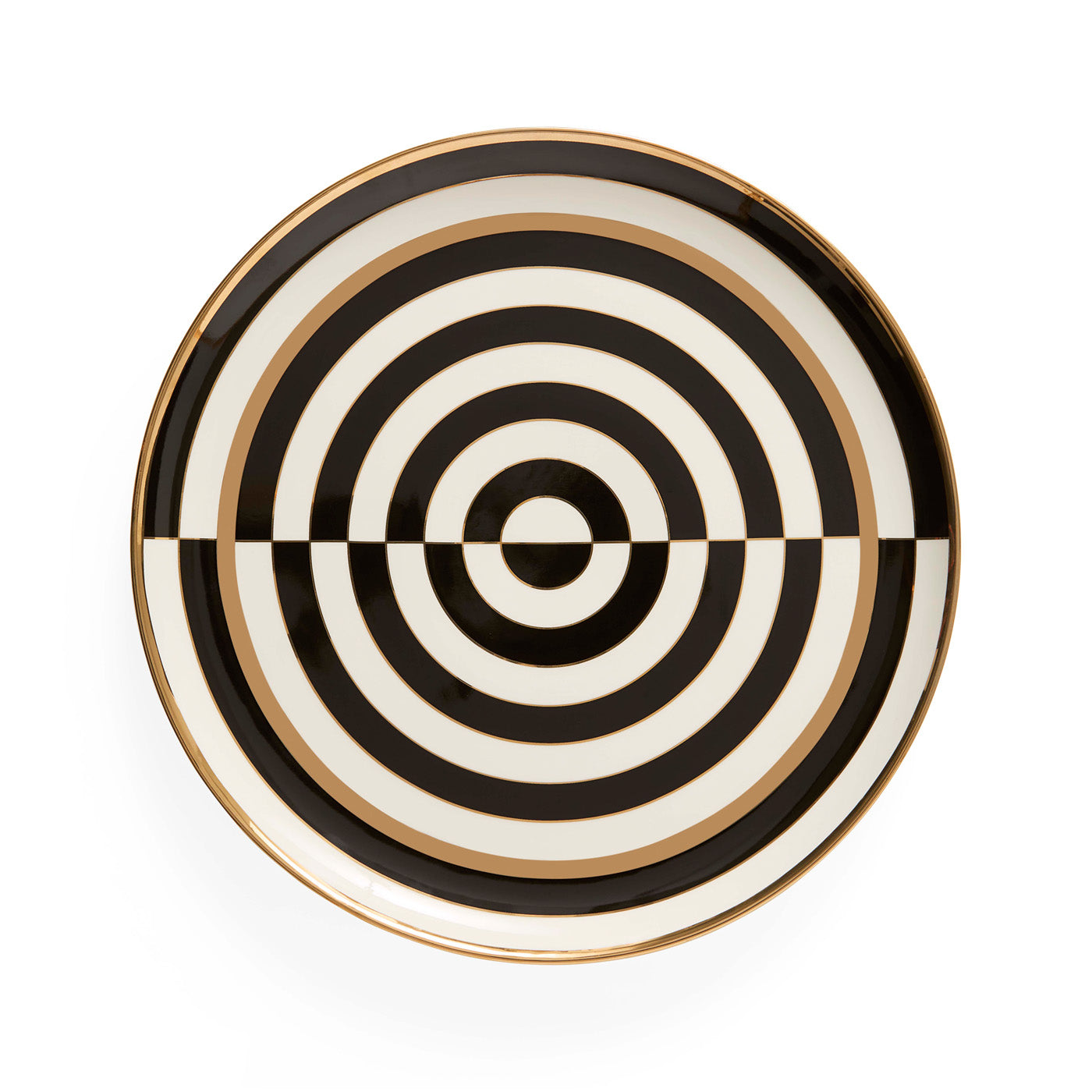 Op Art Round Tray - front view