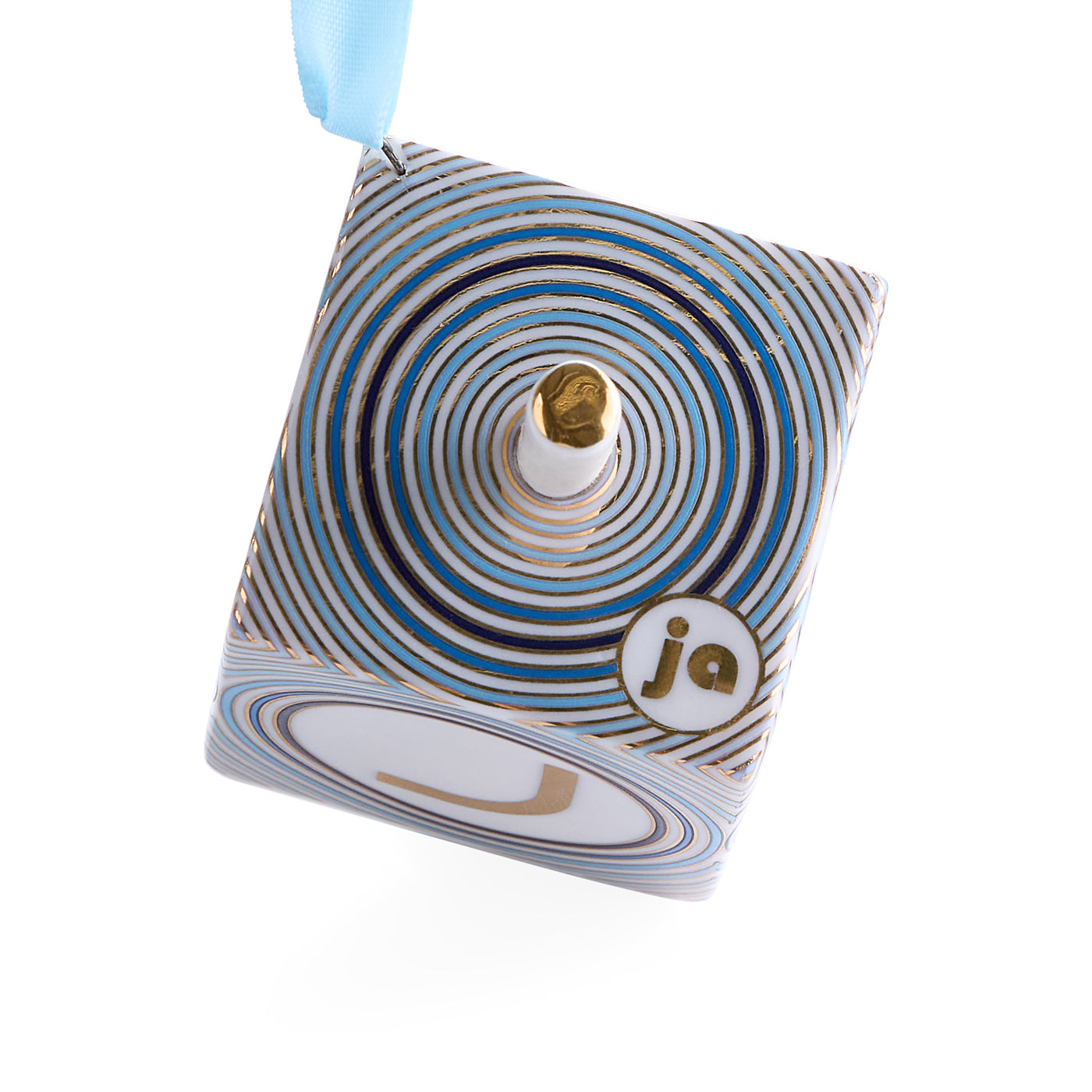 Dreidel Ornament - details view
