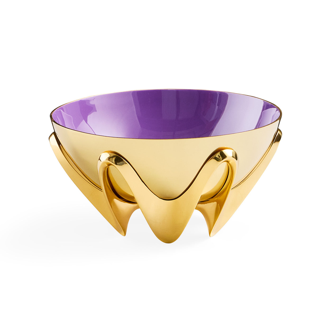 Oscar Amethyst Bowl - back view
