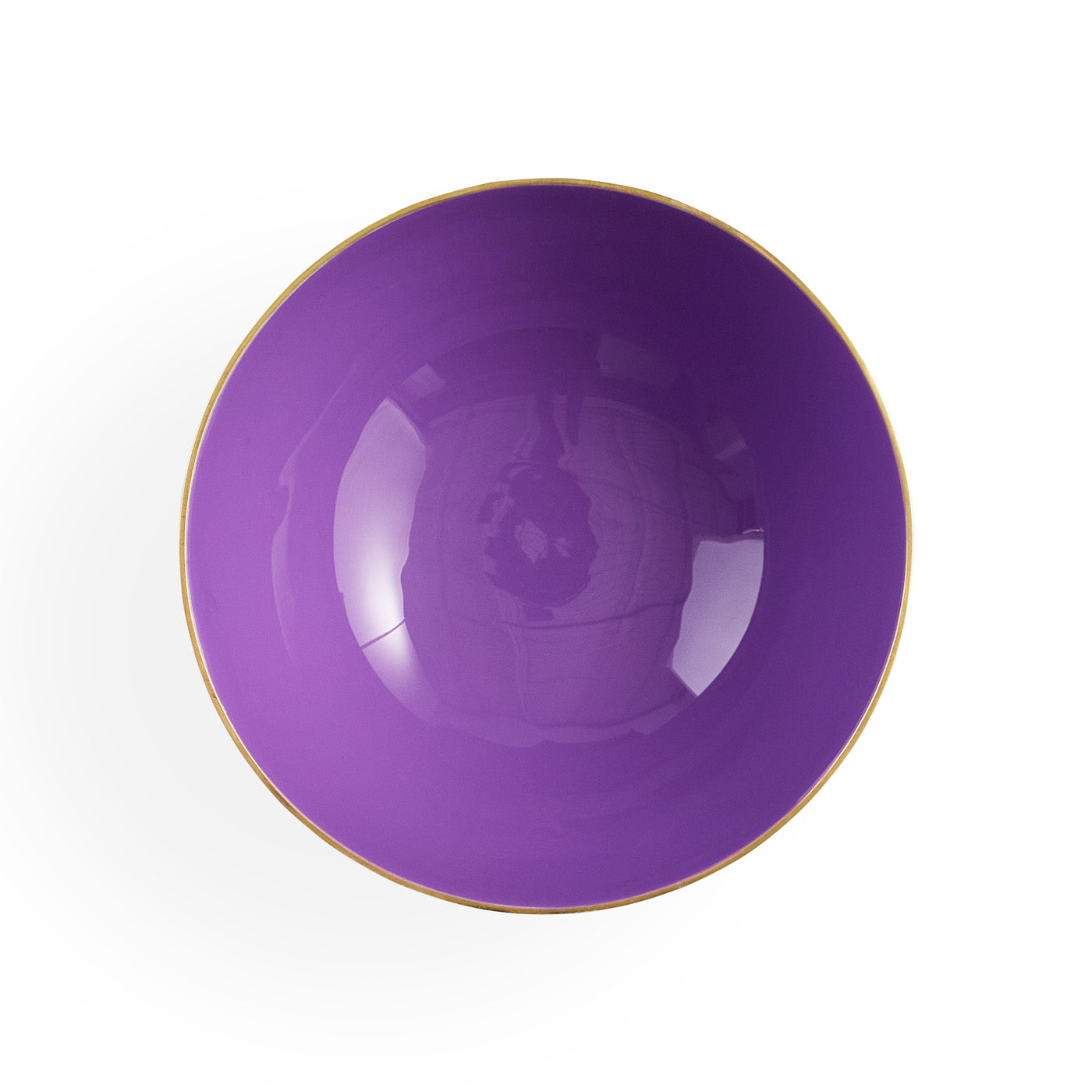 Oscar Amethyst Bowl - top view