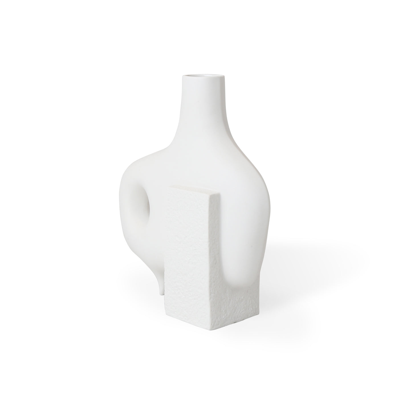 medium paradox vase matte porcelain white - view 2