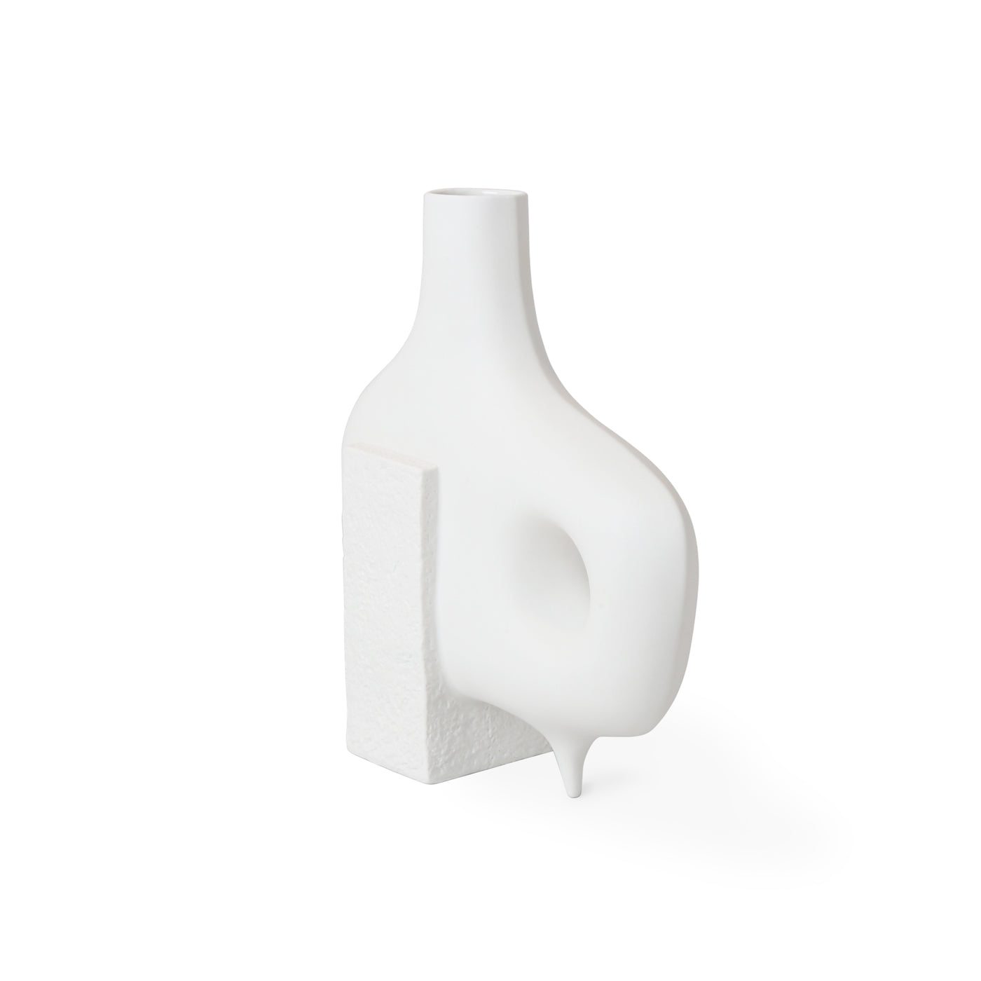 medium paradox vase matte porcelain white - view 6