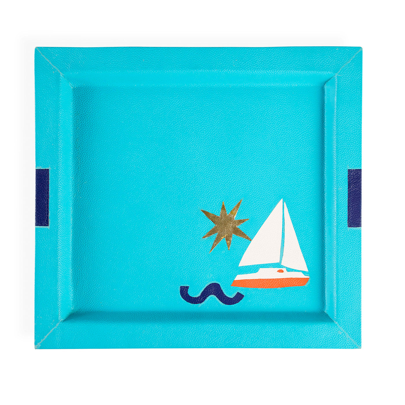 あいいろ BOAT HOUSE CLUB プレート BLUE TRADIT Playa Leather Boat Tray – Jonathan Adler