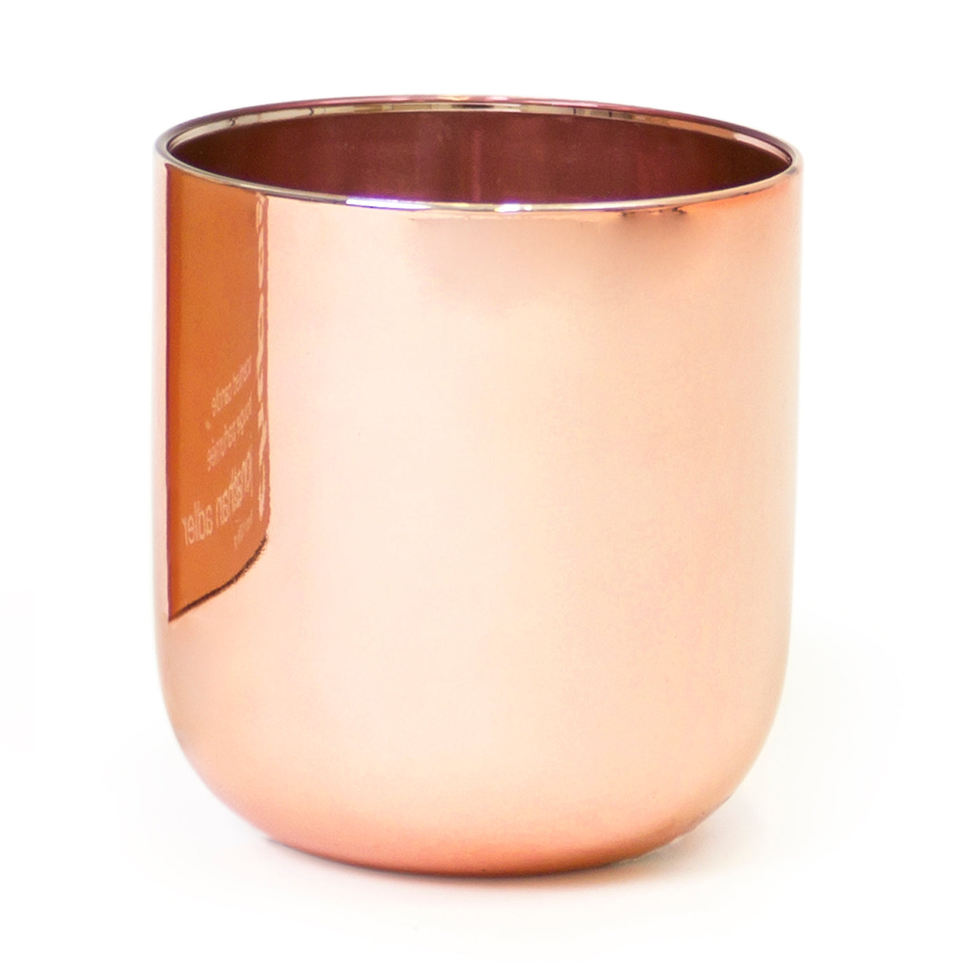 champagne pop candle box gold - details view