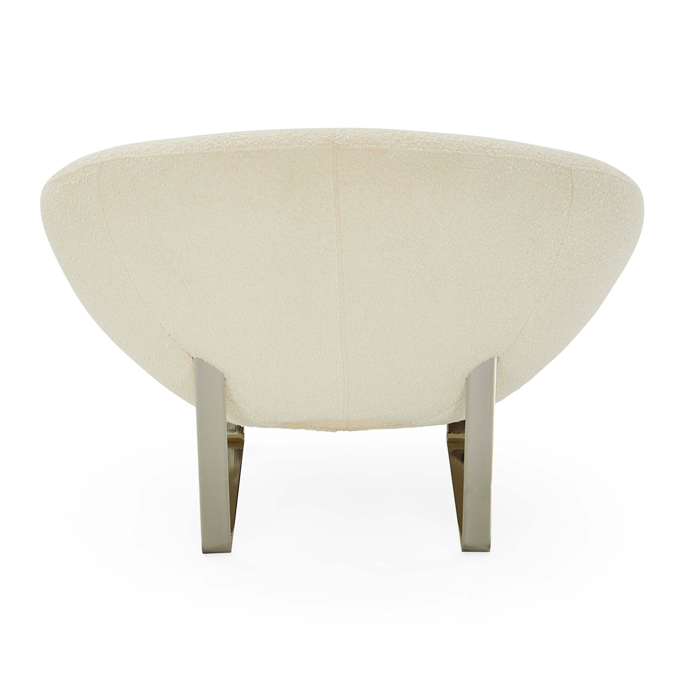 Saturn Lounge Chair in olympus ivory - back angle view
