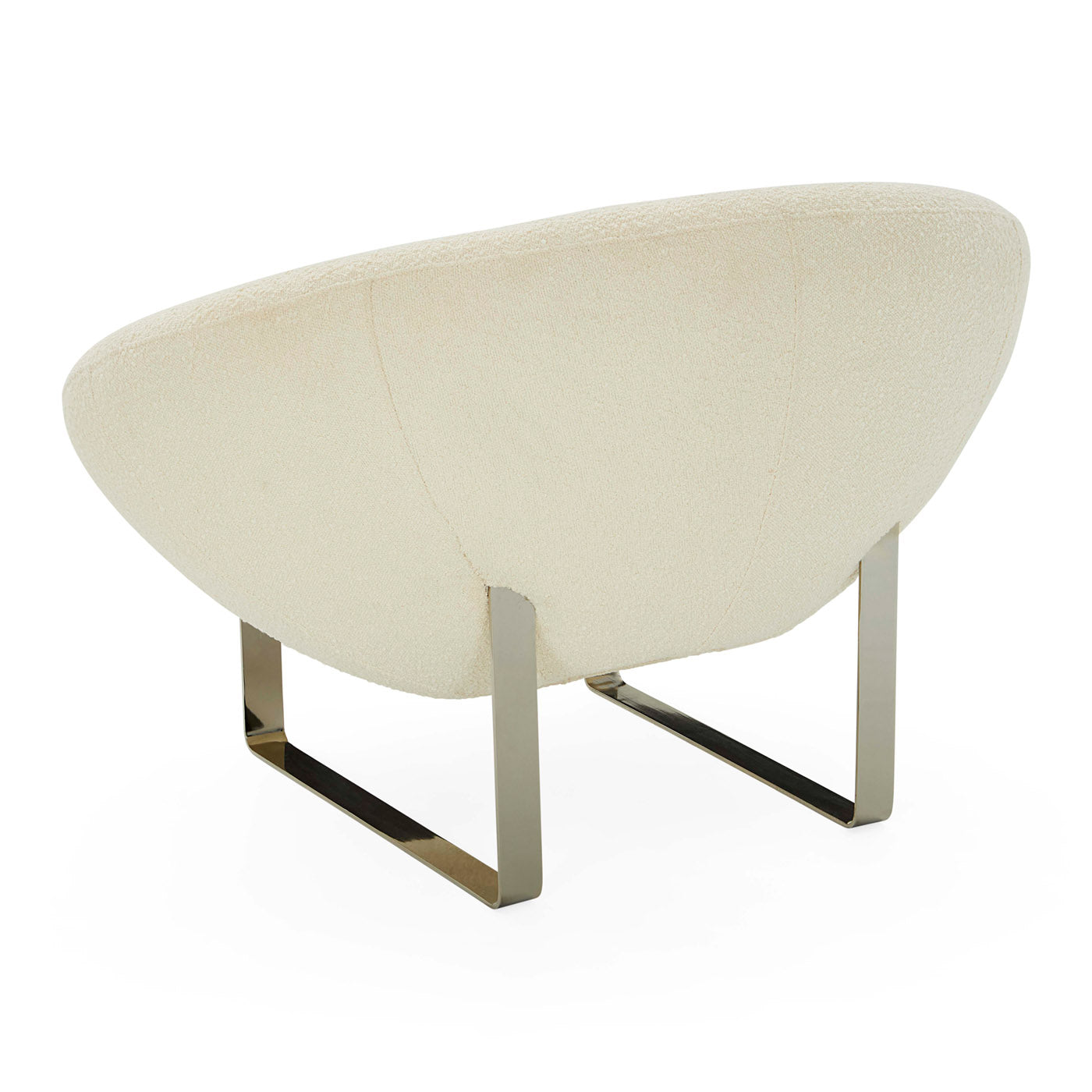 Saturn Lounge Chair in olympus ivory - back view