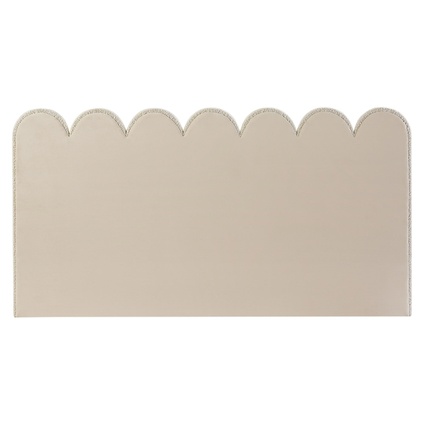 Serpentine Bed King - headboard view