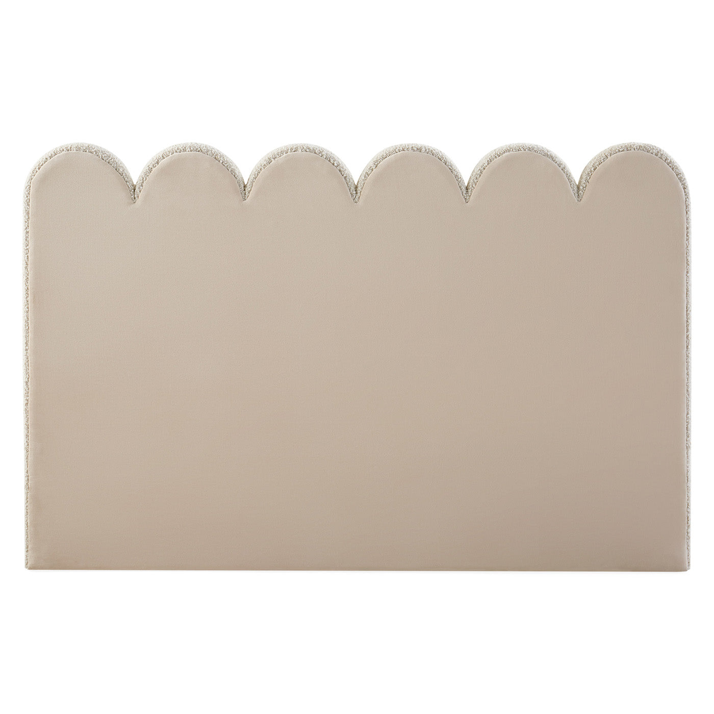 Serpentine Bed Queen - headboard view