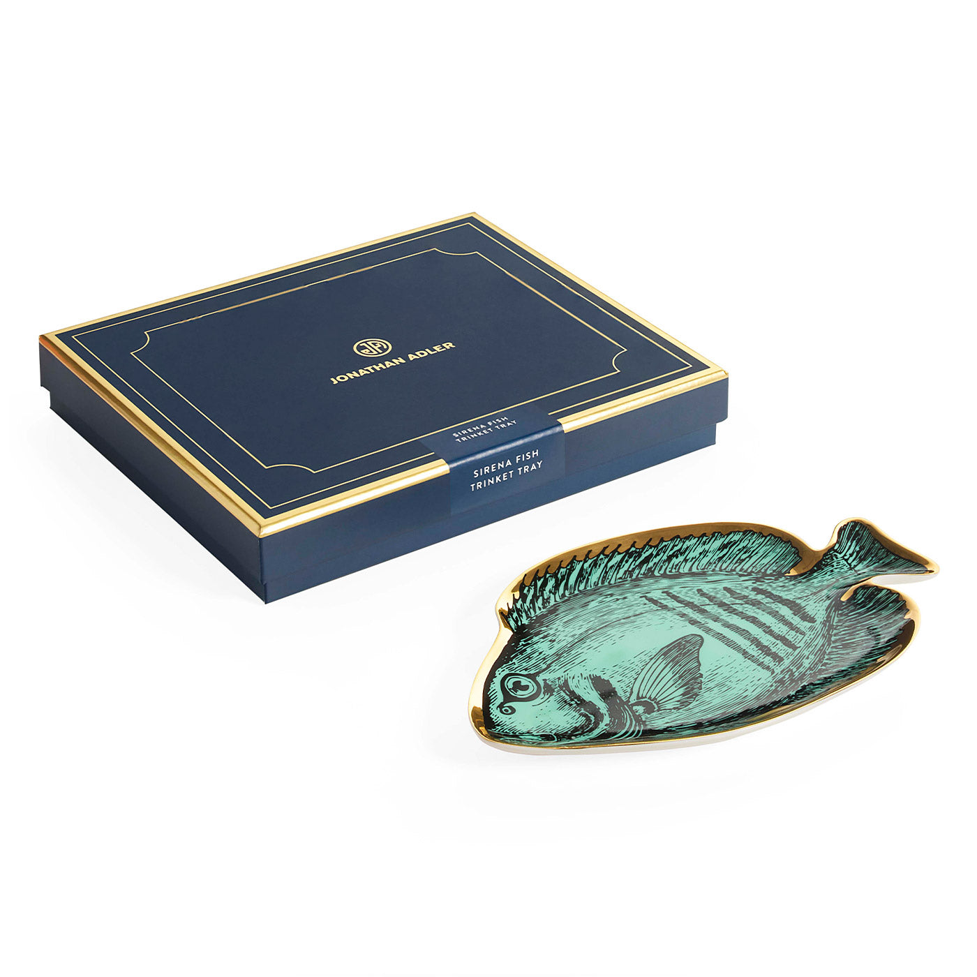 Sirena Fish Trinket Tray with box