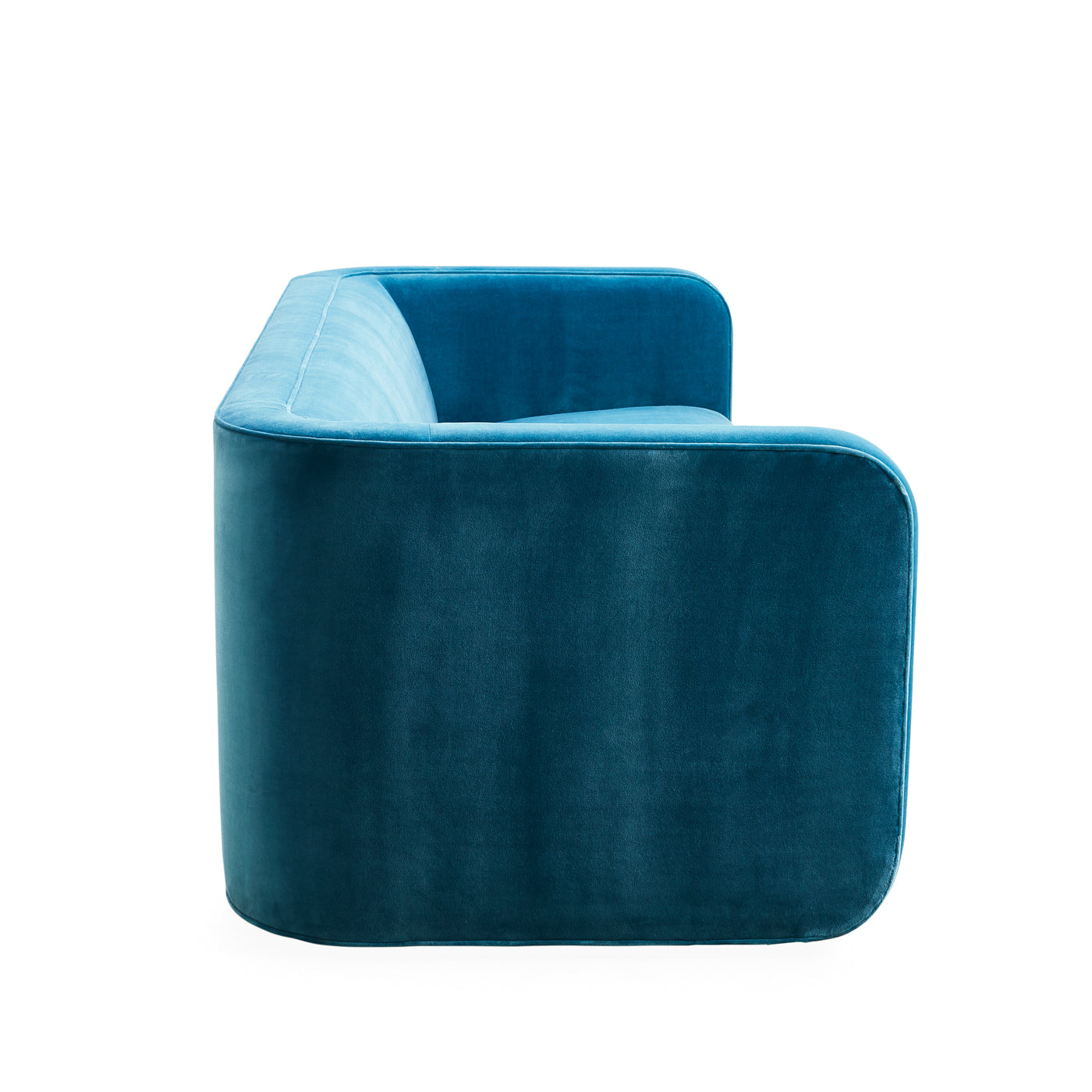 sunset sofa teddy boucle white - back view
