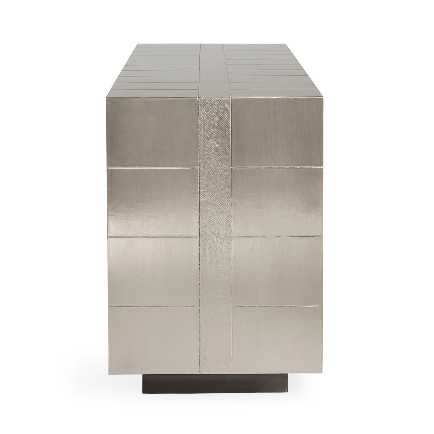 talitha credenza nickel hand-stamped patter - detail view 2
