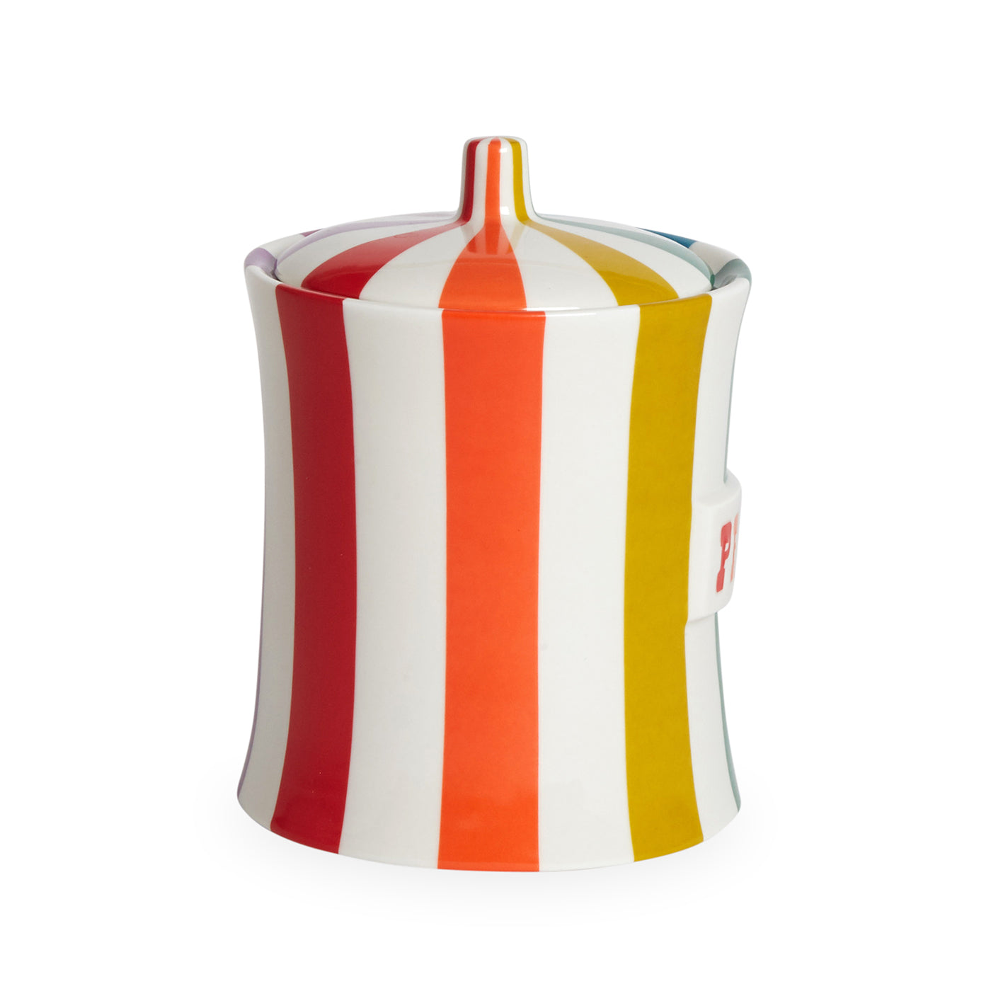 vice canister collection holiday mantle - styled view