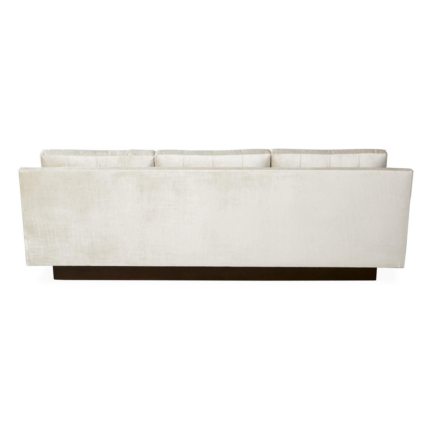 wright sofa brussels pearl velvet base base coffee bean beech wood - detail view