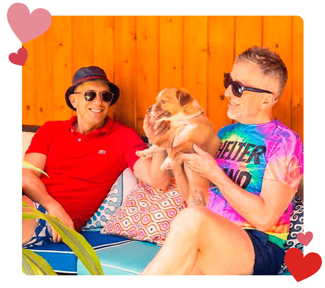 J'Adore: Jonathan + Simon's First Valentine's Day