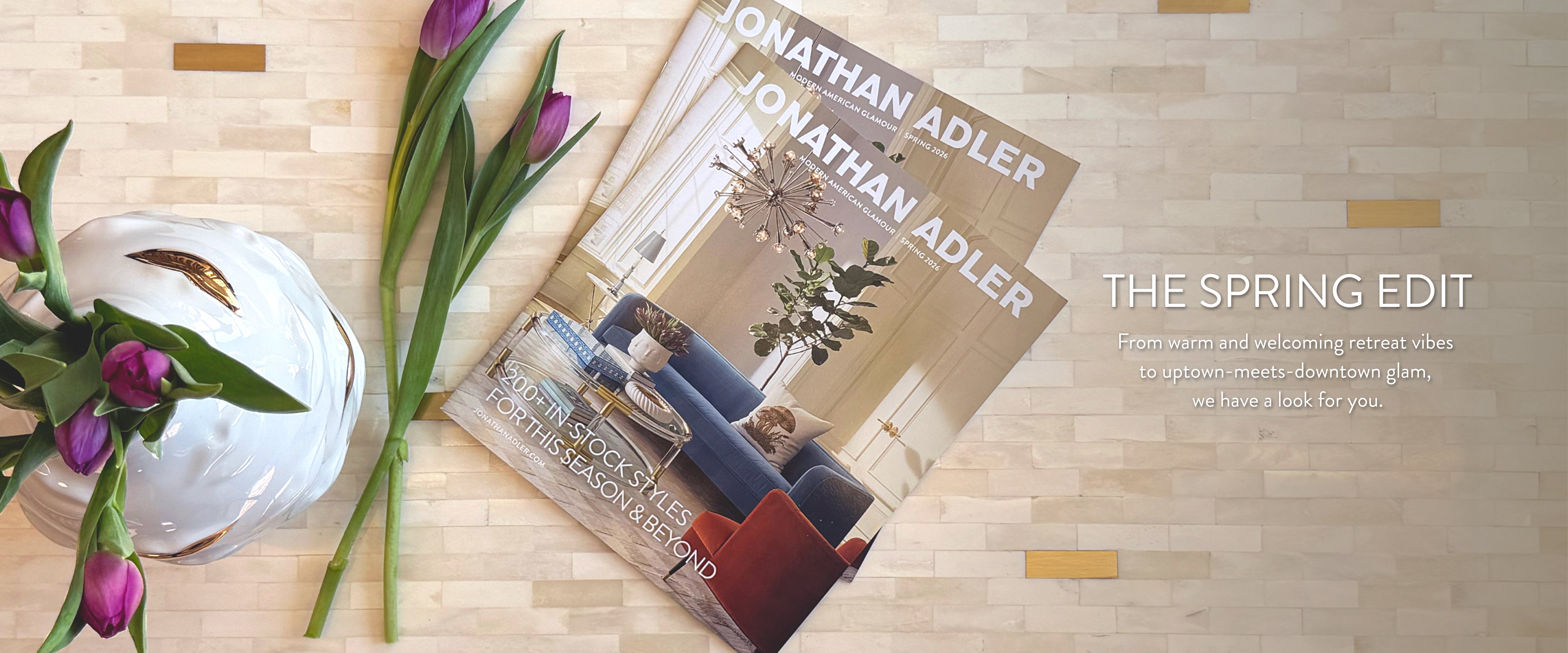 Jonathan Adler storefront imagery, brand website preview image