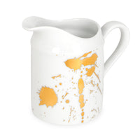 1948 creamer porcelain white gold - front view