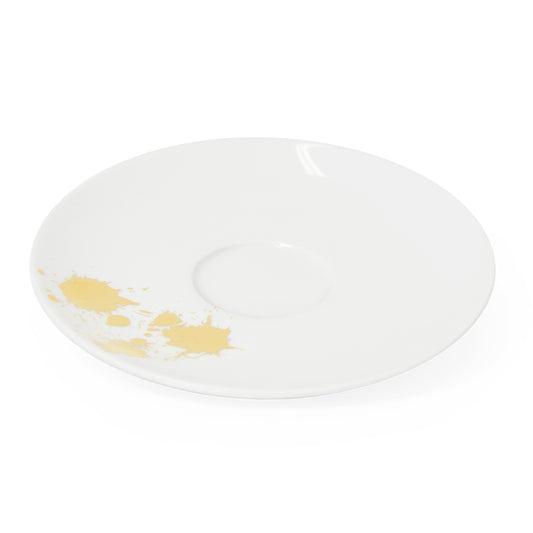 1948 saucer porcelain white gold - view 1