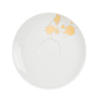 1948 saucer porcelain white gold - view 2