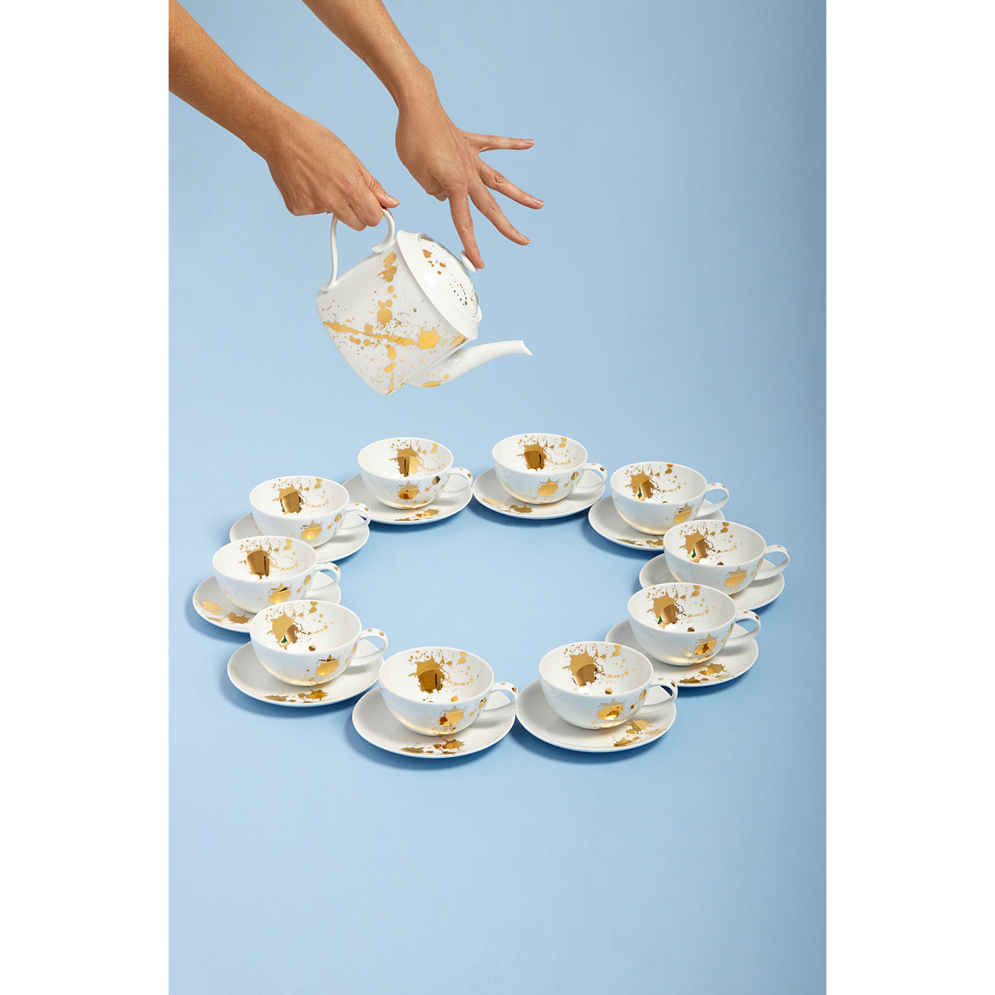 1948 tea set - front view