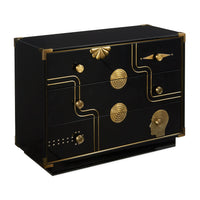 Abbodanza 3 Drawer Chest - side view