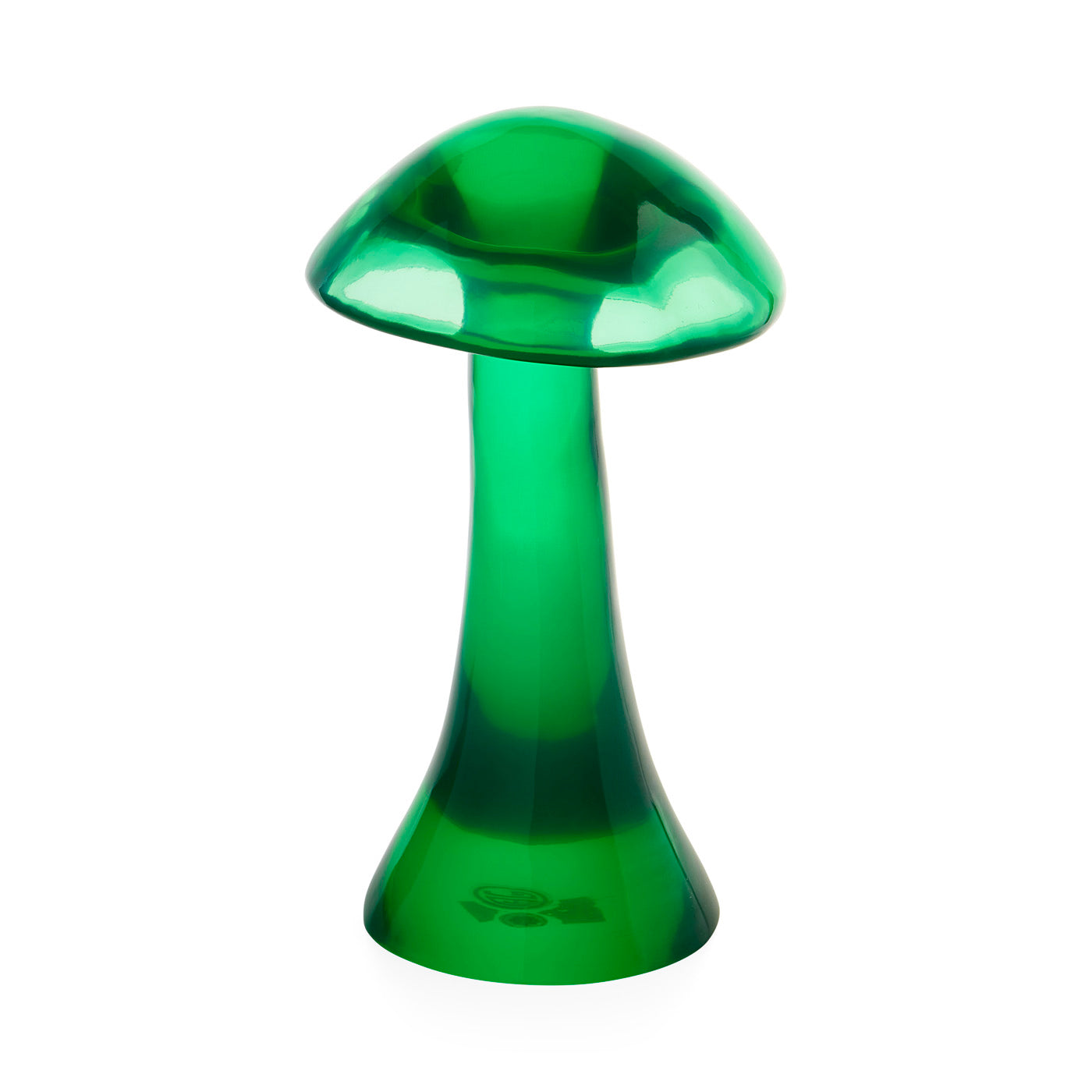 Acrylic Mushroom Objet Green - styled view