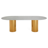 Alphaville Capsule Dining Table - front view