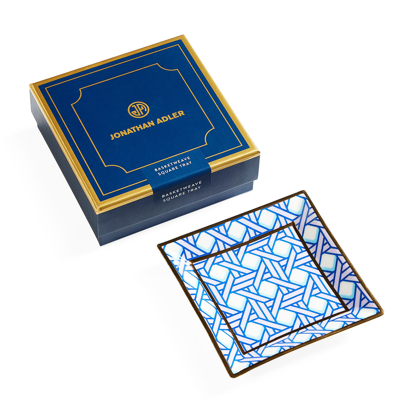 Basketweave Square Tray | Jonathan Adler Basketweave Square Tray | Jonathan Adler